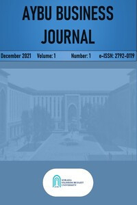 aybu business dergisinin sade ve mavi kapağı