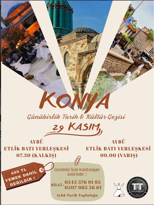 One-Day Trip to Konya at 29th November