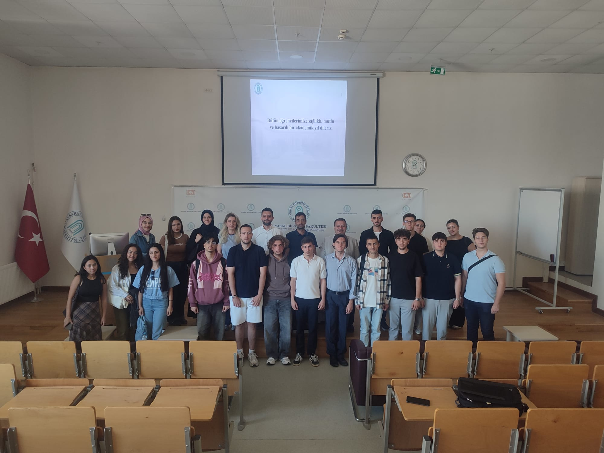 A photo from the orientation program for our first-year students.