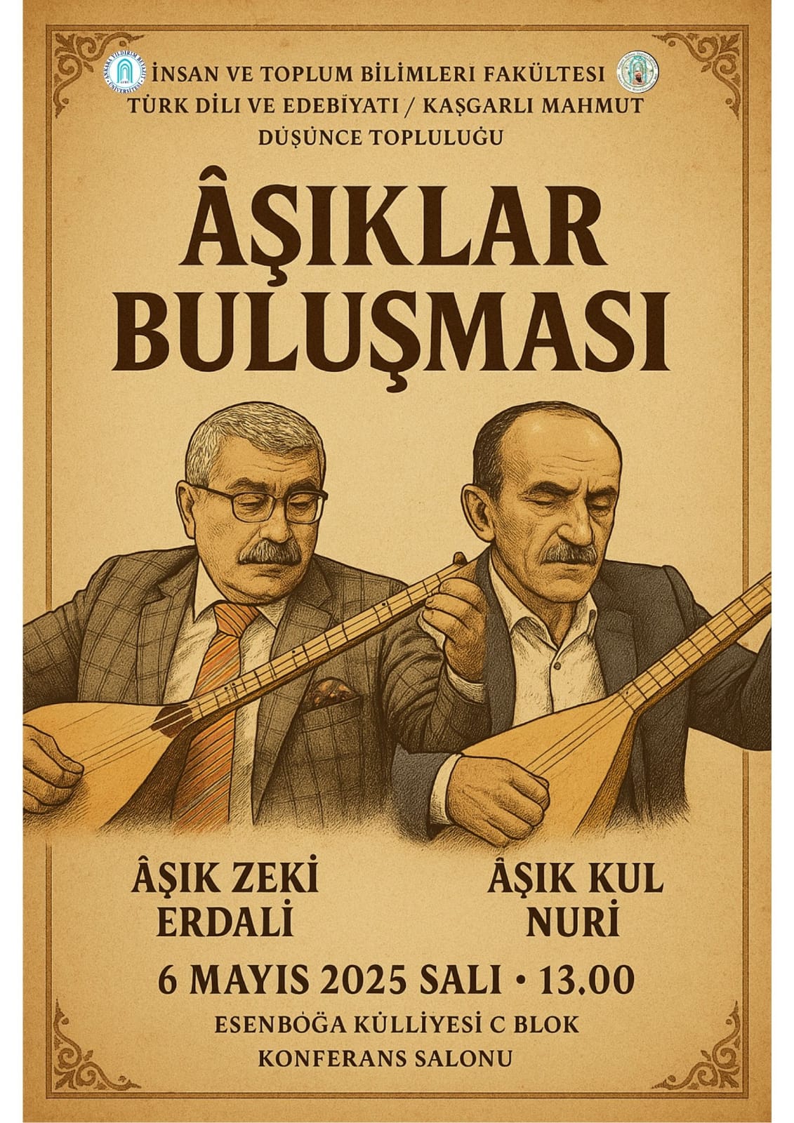 aşıklar buluşması duyuru afişi