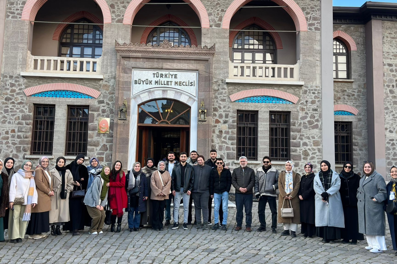 Group Photo Taken in Front of the Old Parliament Building During the Ankara Tour After the Workshop.