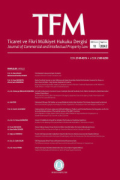 Ticaret ve Fikri Mülkiyet Hukuku Dergisinin Kan kırmızısı kapağı