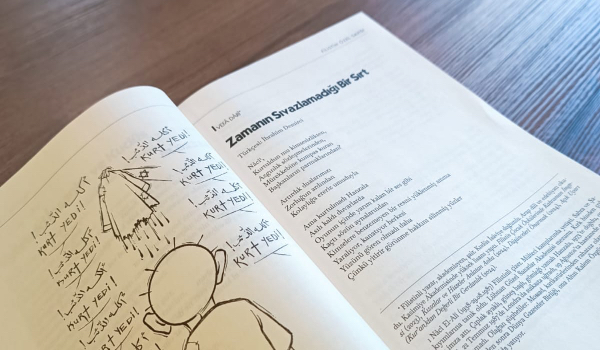  Photo of the Hanzala Character from the Palestine Special Issue of Yitiksöz Magazine.