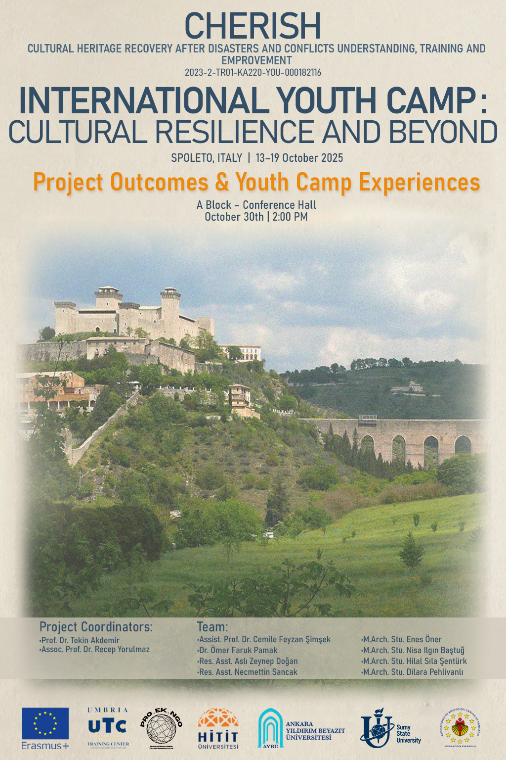 CHERISH Projesi Gençlik Kampının Çıktıları Paylaşılacak