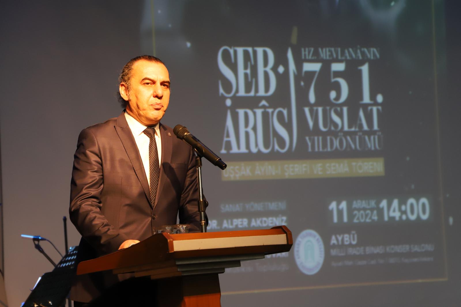 Konservatuvar Müdürü konuşması