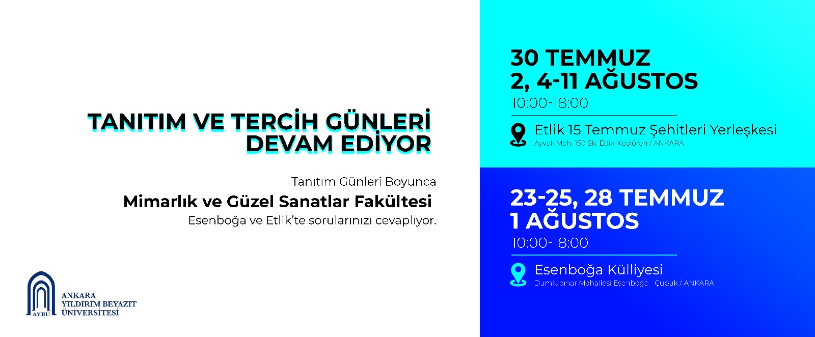 Tanıtım ve Tercih Günleri