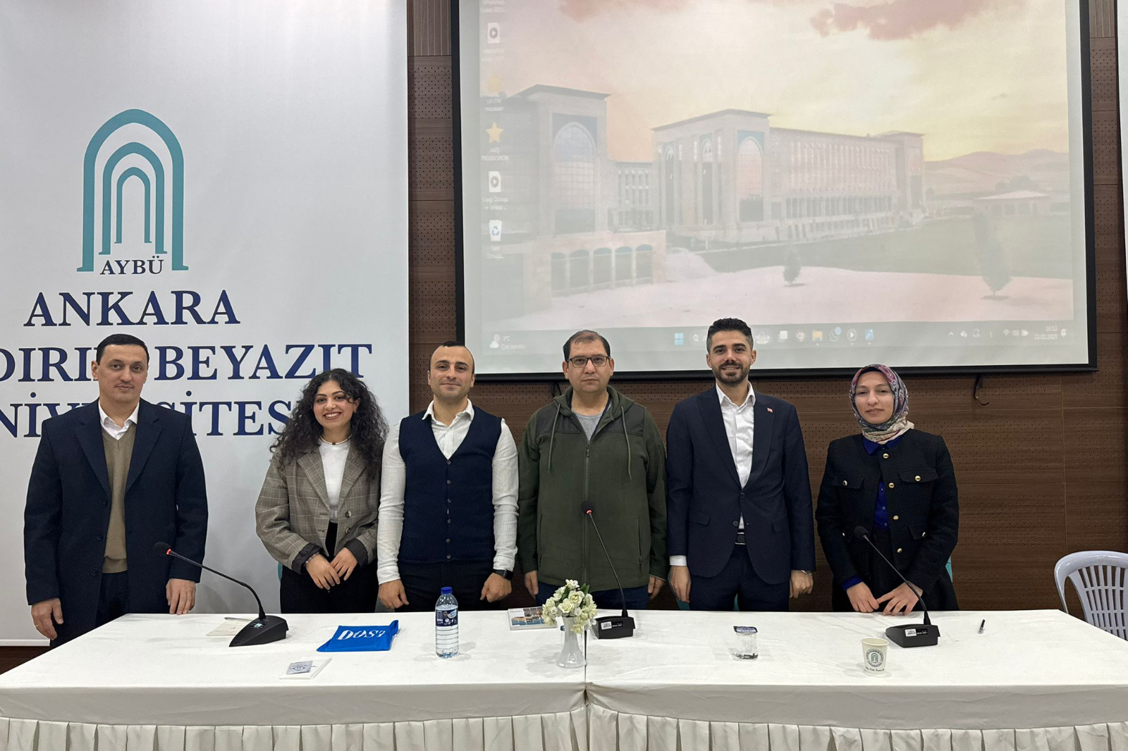  Photo of Our Faculty Members and Graduates on Stage.