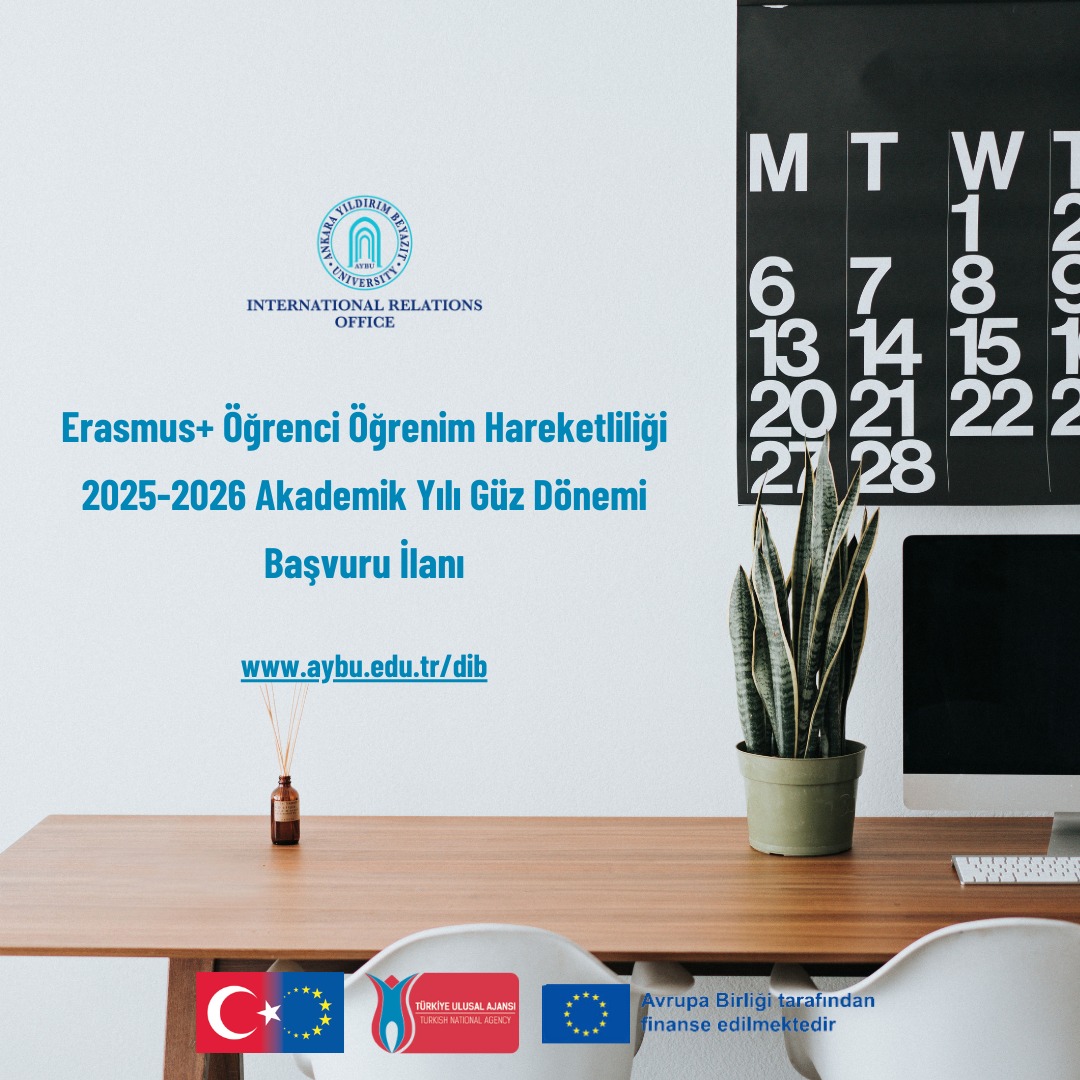 Erasmus Learning Mobility 2025-2026 Fall Semester Application Announcement