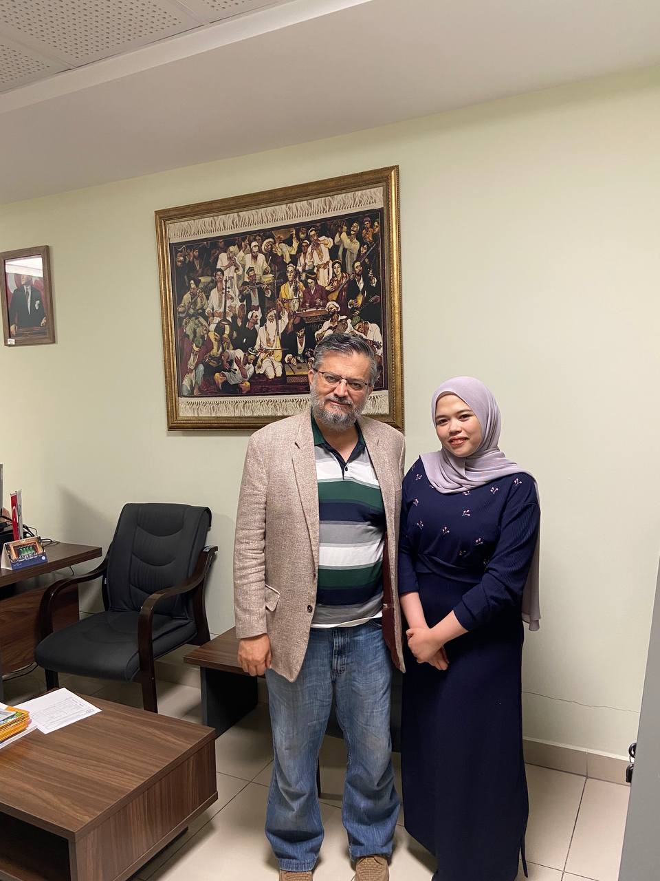 Salih MOLLAHALİLOĞLU & Öğrenci Nurul Wahidah Binti Nik Hasbullah